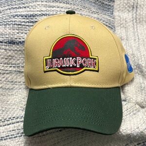 Jurassic Pork Tan and Green Cap - Lehigh Valley Iron Pigs